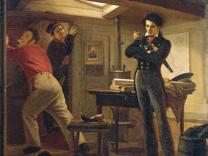 1792-Jacobus Schoemaker Doyer - Jan van Speyk considera l'idea di accendere la polveriera (1834)